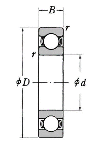 6000 bearing dimensions and basic information
