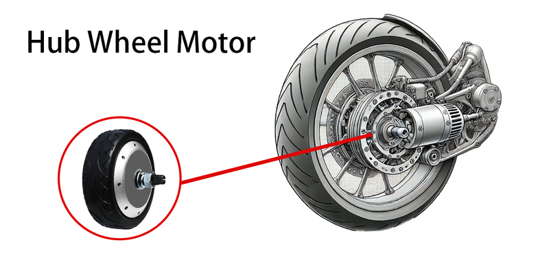 hub wheel motor bearings