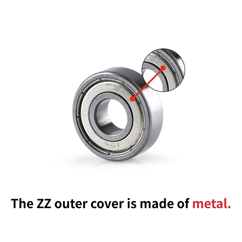 ZZ Bearing Metal Dust Cover Structure